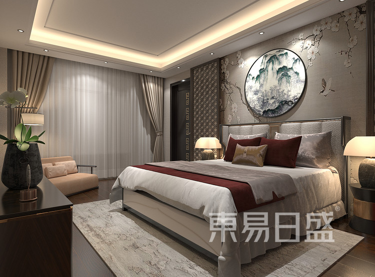 花园小区180平新中式装修效果图