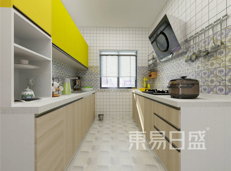 保利心语新中式厨房装修效果图