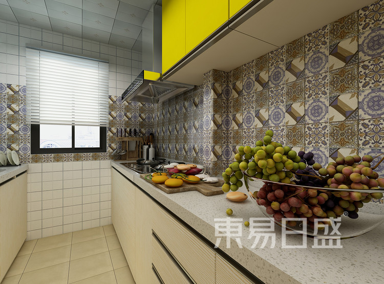 新中式风格装修效果图-厨房