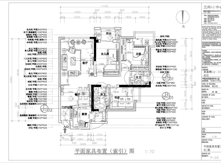 亚泉湾田园风格装修户型图