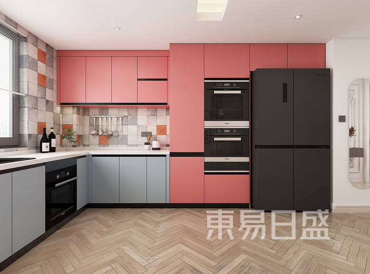 嘉邦小区104平二居室法式轻奢装修设计案例——厨房