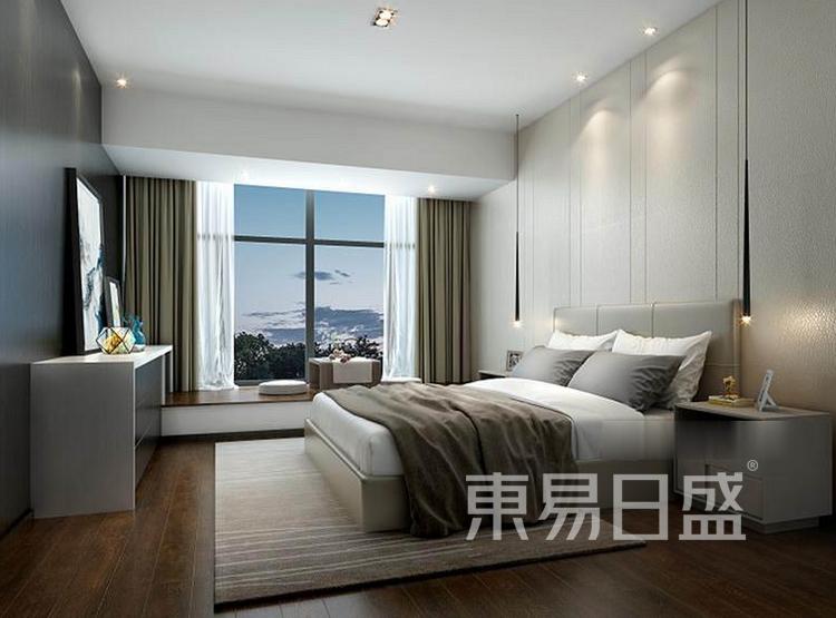 江杨家园69平二居室现代风装修设计案例——卧室