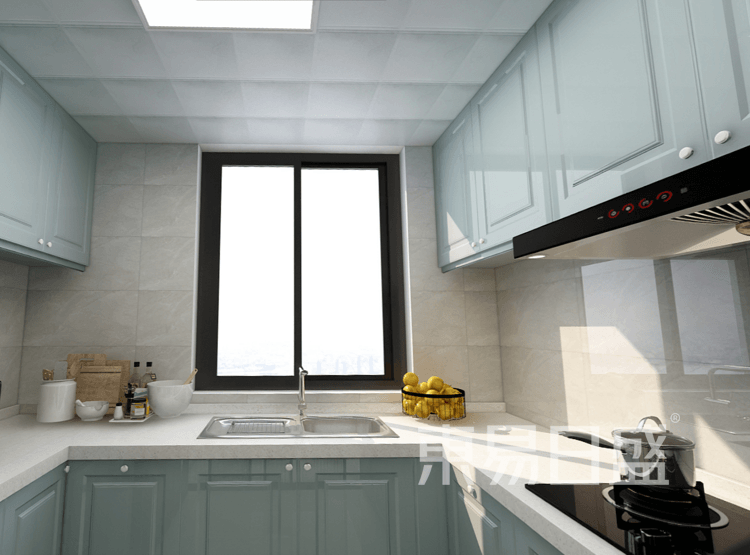 江杨家园70平二居室现代风格装修案例——厨房
